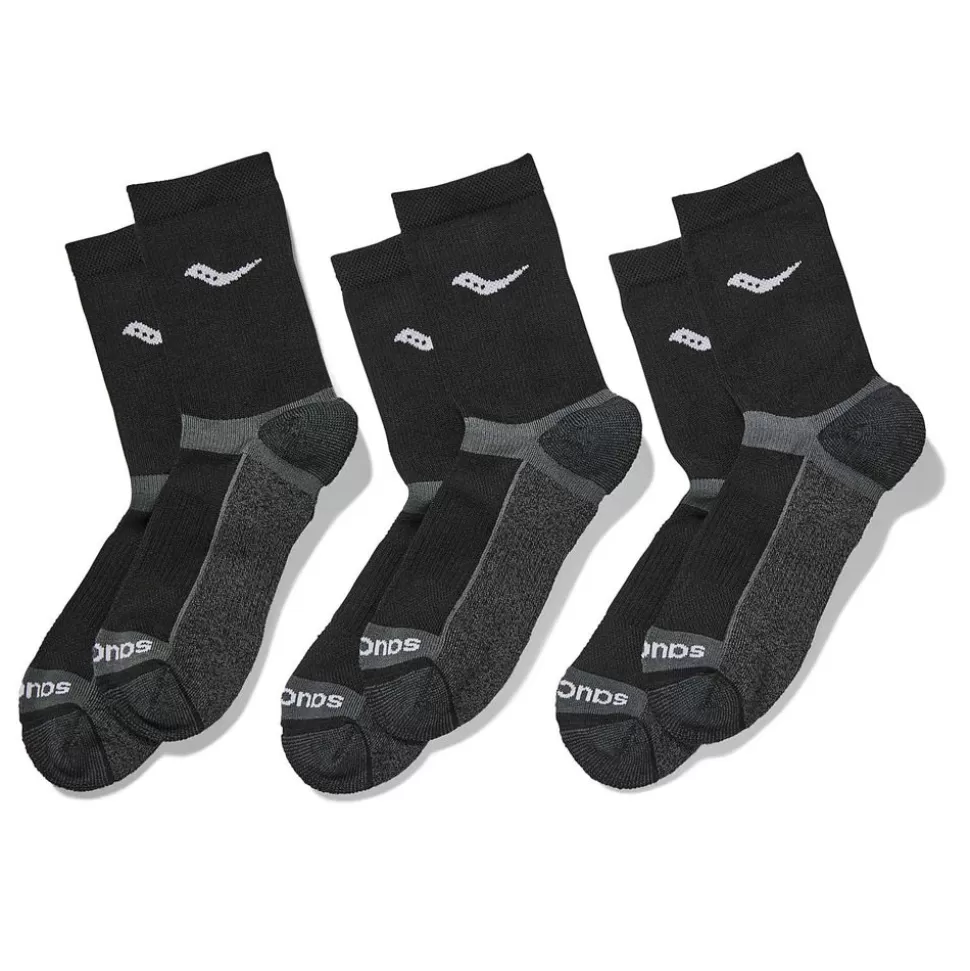 Accessories*Saucony Accessories Inferno Cushion Mid 3-Pack Sock