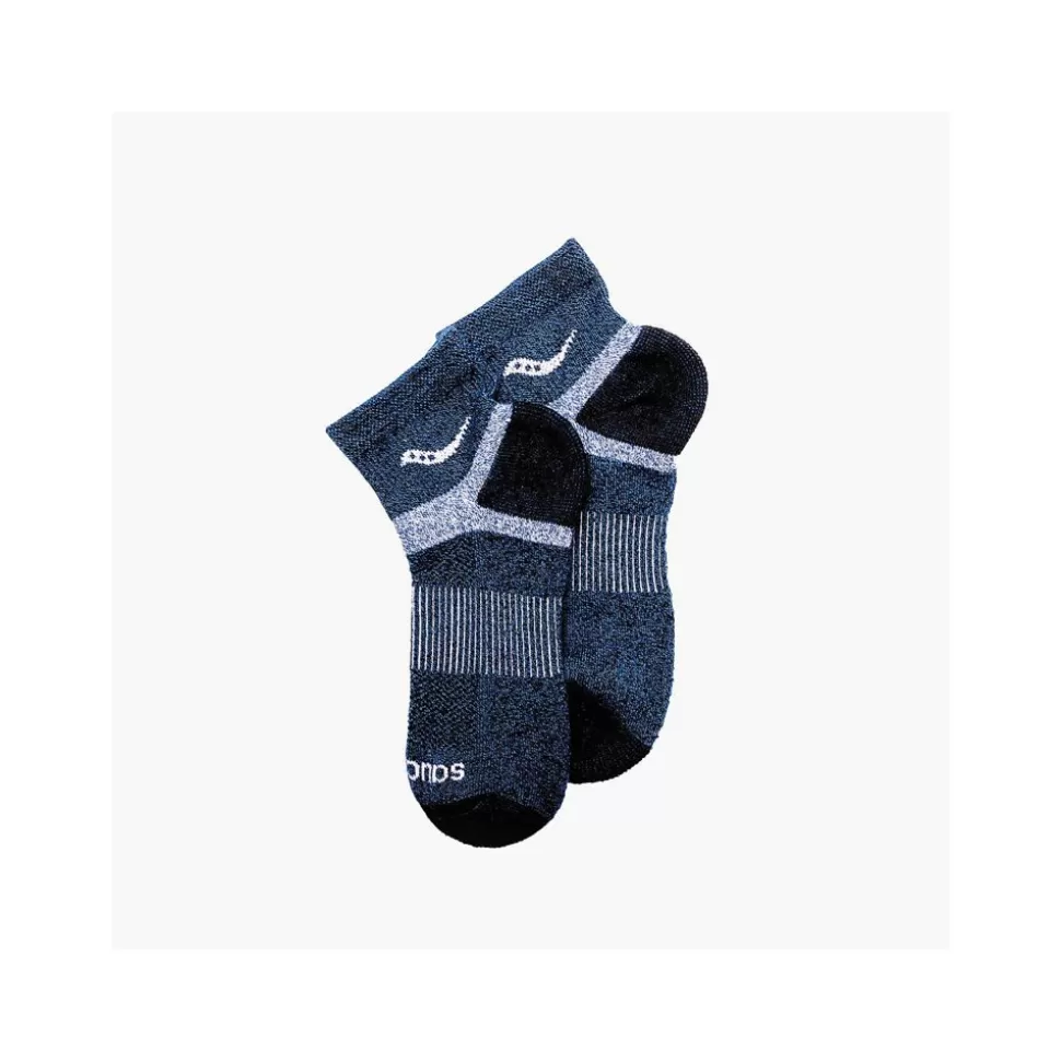 Socks*Saucony Socks Inferno Merino Wool Blend Quarter 3-Pack Sock