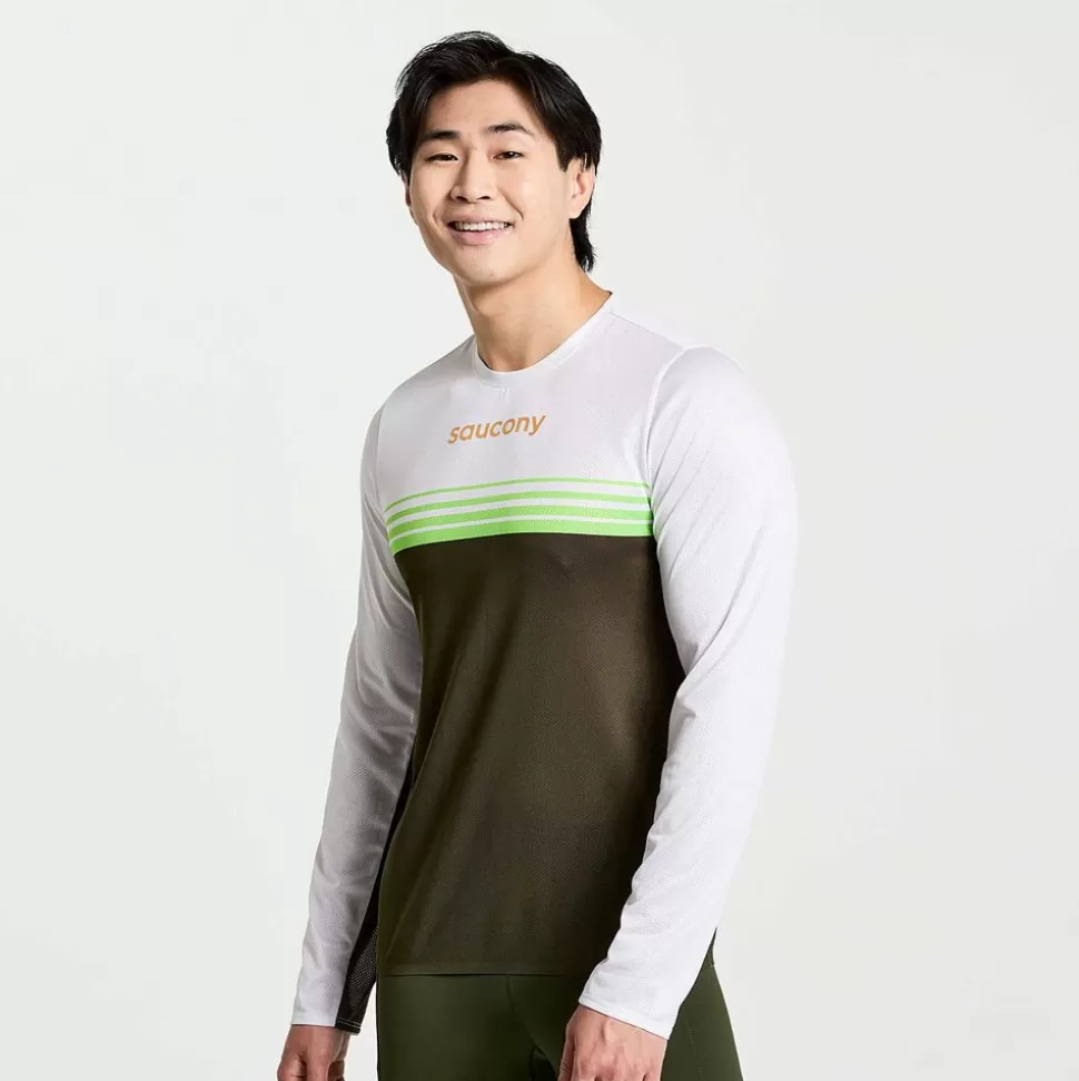 Tops*Saucony Tops Men'S Elite Long Sleeve