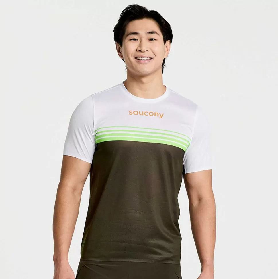 Tops*Saucony Tops Men'S Elite Short Sleeve