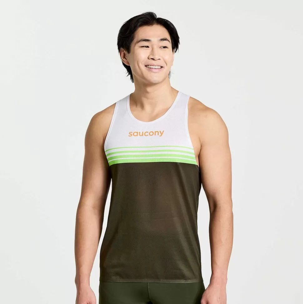 Tops*Saucony Tops Men'S Elite Singlet