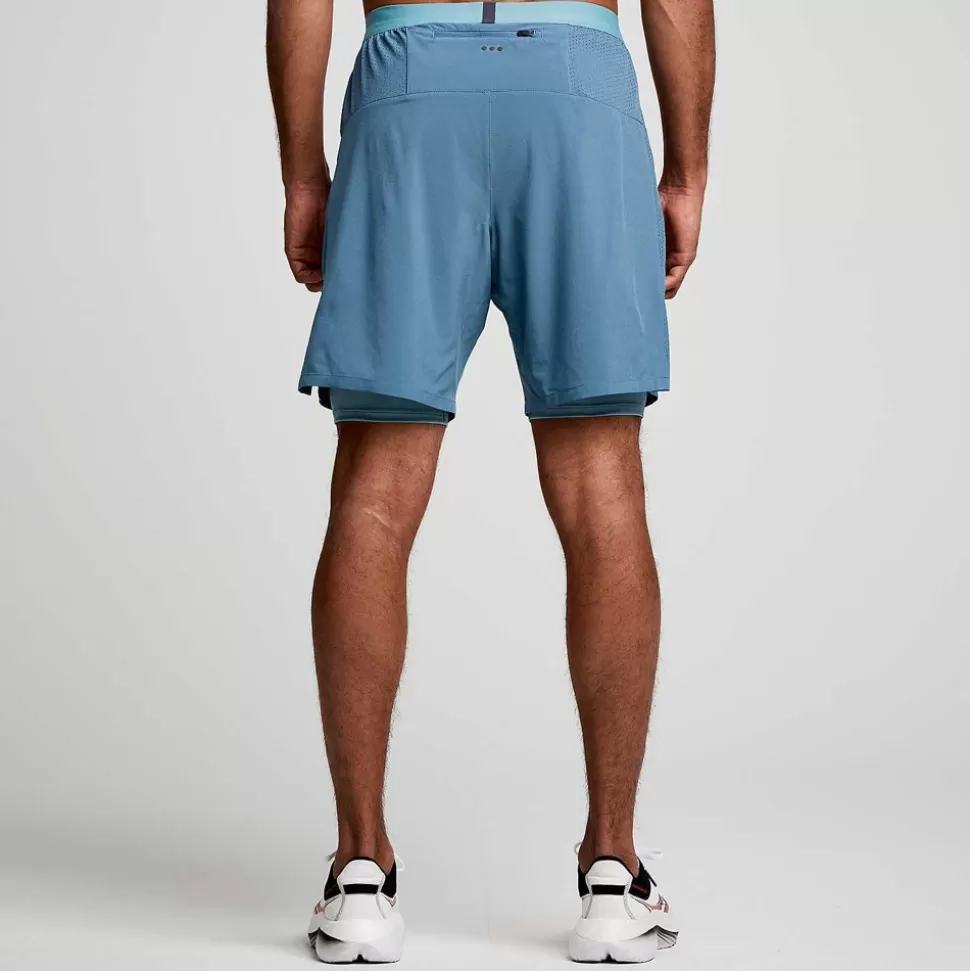 Bottoms*Saucony Bottoms Men'S Outpace 7" 2-In-1 Short