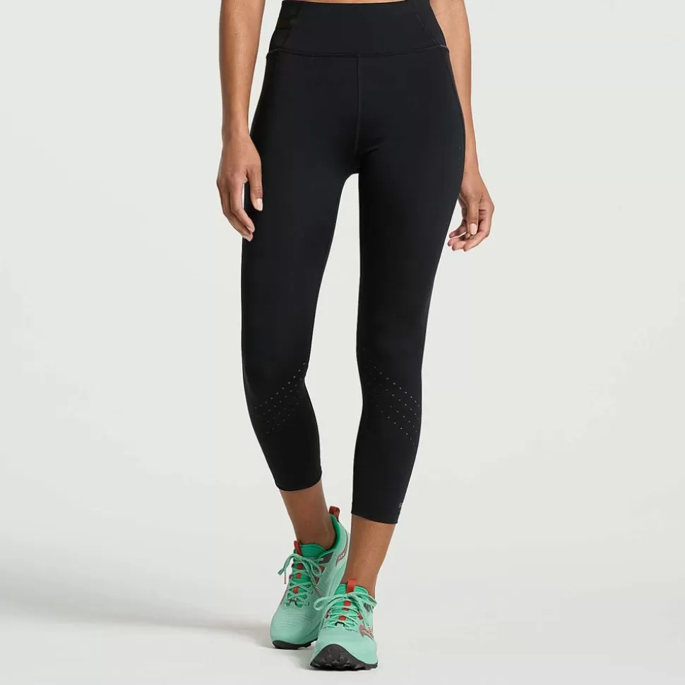 Bottoms*Saucony Bottoms Women'S Explorer Utility Crop Tight