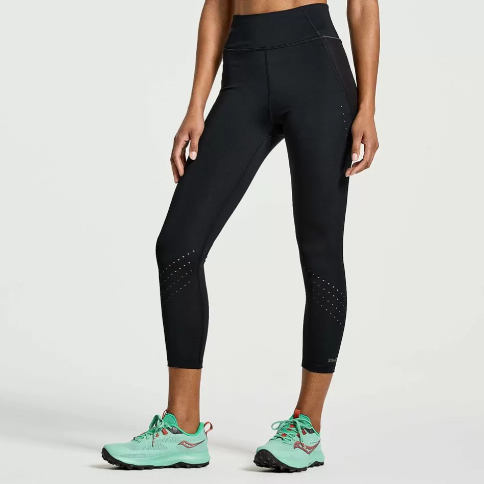 Bottoms*Saucony Bottoms Women'S Explorer Utility Crop Tight