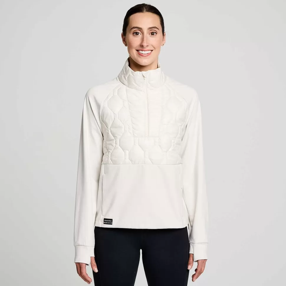 Jackets*Saucony Jackets Women'S Solstice Oysterpuff 1/2 Zip